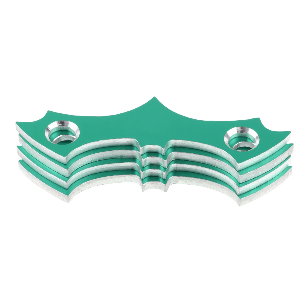 4pcs Aluminum Alloy Skateboard Deck Protective Gasket Longboard Anti-sinking Prevent Sag Hardware 4pcs Aluminum Alloy Skateboard Deck Protective Gasket Longboard Anti-sinking Prevent Sag Hardware