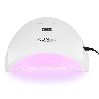 

48W UV LED Nail Lamp Light Portable Nail Dryer Gel Polish Curing Lamp Auto Sensor LCD Display Low Heat Mode