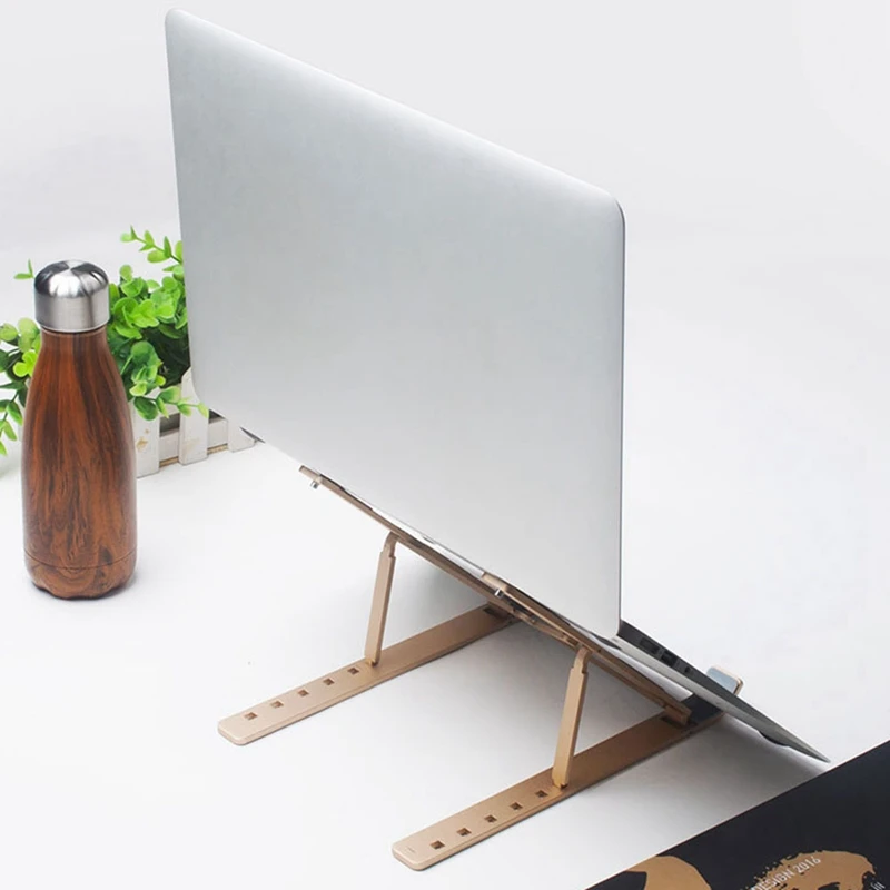 

Laptop Stand Portable Holder Mount Adjustable Folding Bracket Notebook Stands