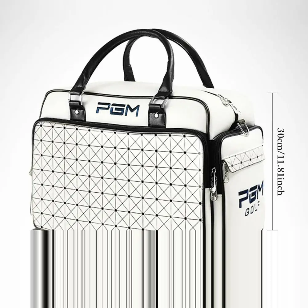 New Golf Bag Golf Clothes Bag Men& Women Shoes Package Box-shaped Large Capacity Double-deck Clothes Bag
