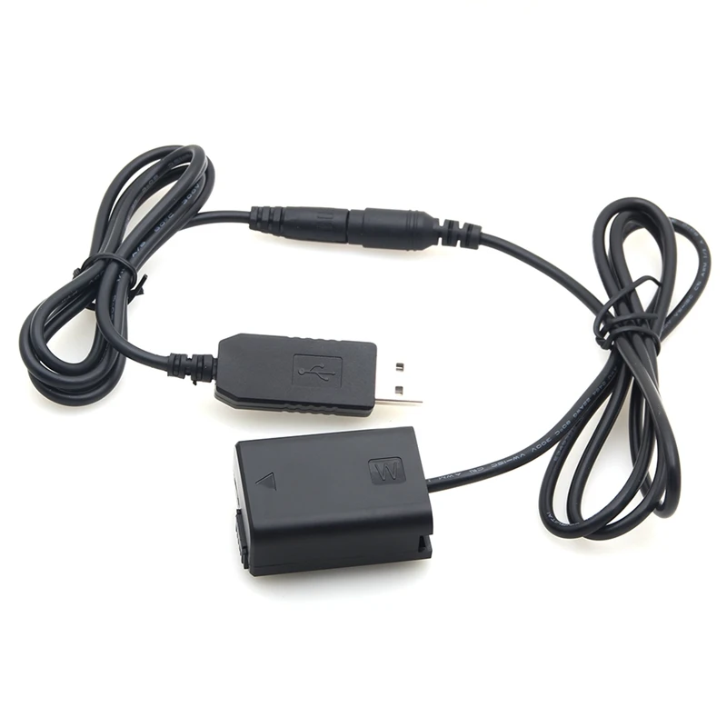 Np Fw50 муляж батареи с блоком питания постоянного тока (5 В 2 а) Usb адаптер для Sony A7R A7