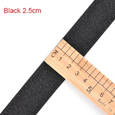 25mm Black glitter Блестящий золотистый Серебристый резинки 10/15/25/40 мм Высокое качество нейлоновый пояс для одежды брюки DIY Швейные аксессуары 1 м - Color: 25mm Black glitter