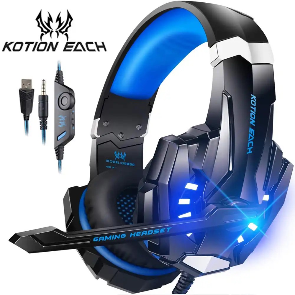 Kotion Each Stereo Gaming Headset Casque Deep Bass Game Headphone With Microphone Led Light For Ps4 Laptop Pc Gamer Headphone Headset Aliexpress Kotion Each Stereo Gaming Headset Casque Deep Bass Game Headphone With Microphone Led Light For Ps4 Laptop Pc Gamer Headphone Headset Aliexpress