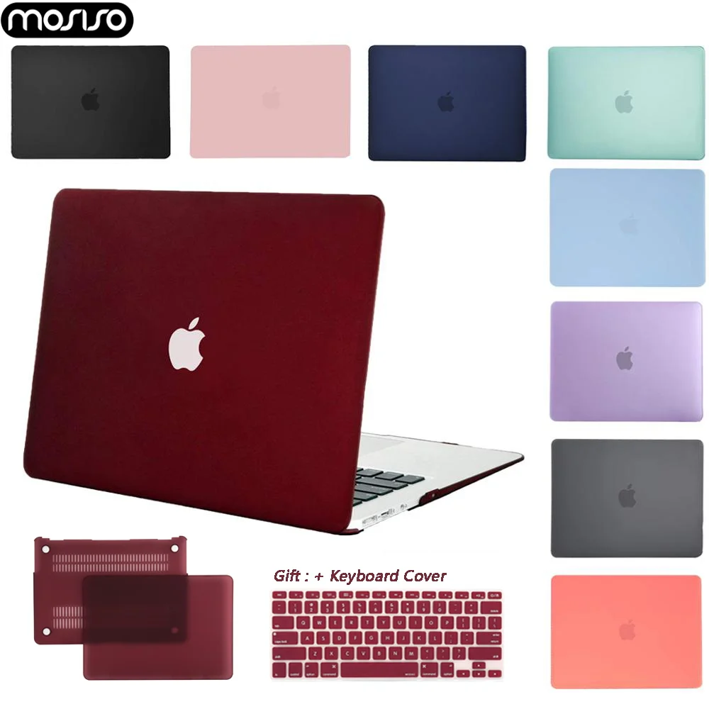 Mosiso Casca Dura Case Laptop para Macbook Air Pro Retina11 12 13 15 Laptop Capa para 2023 Novo Pro 15 13 Polegada com Barra de Toque Mais Gift