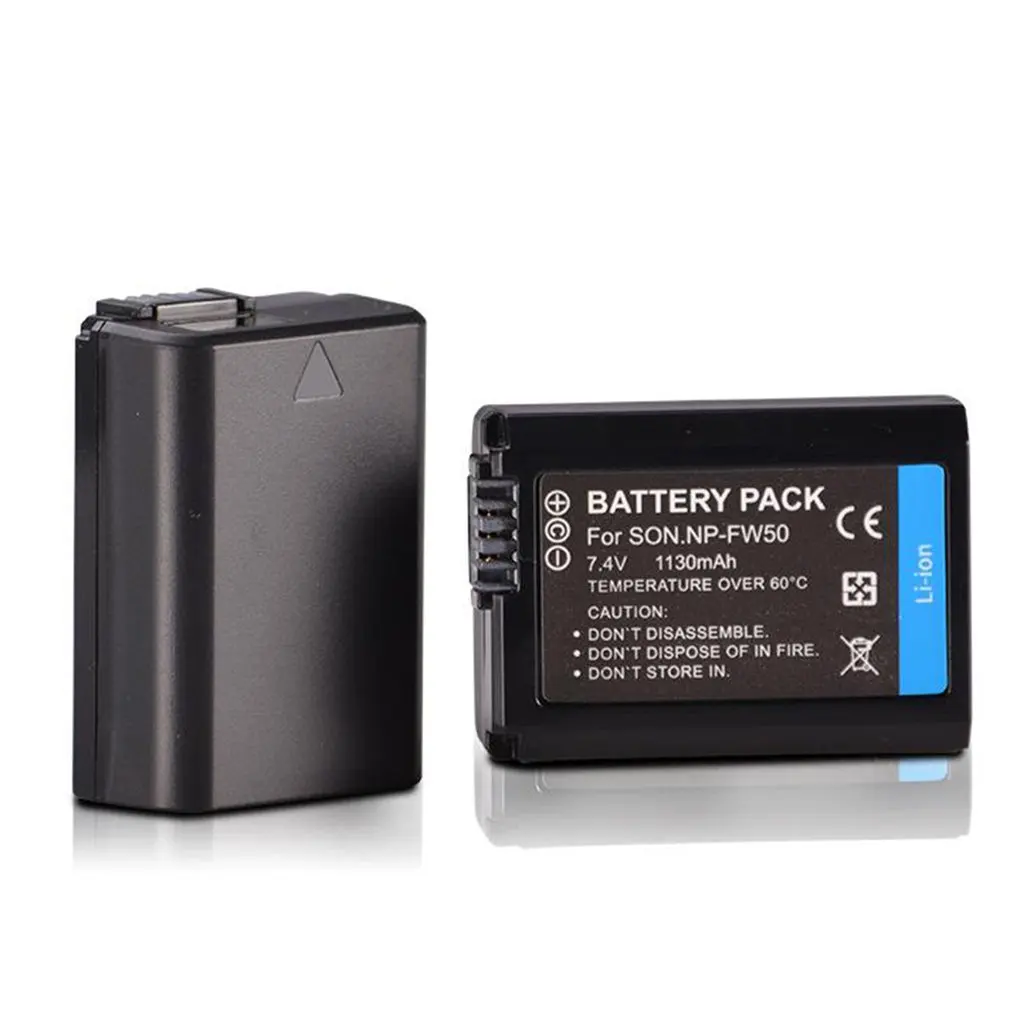 NP-FW50 1130mAh черный литий-ионный аккумулятор для камеры sony запасная замена безопасный Стабильный Прочный Высокое качество