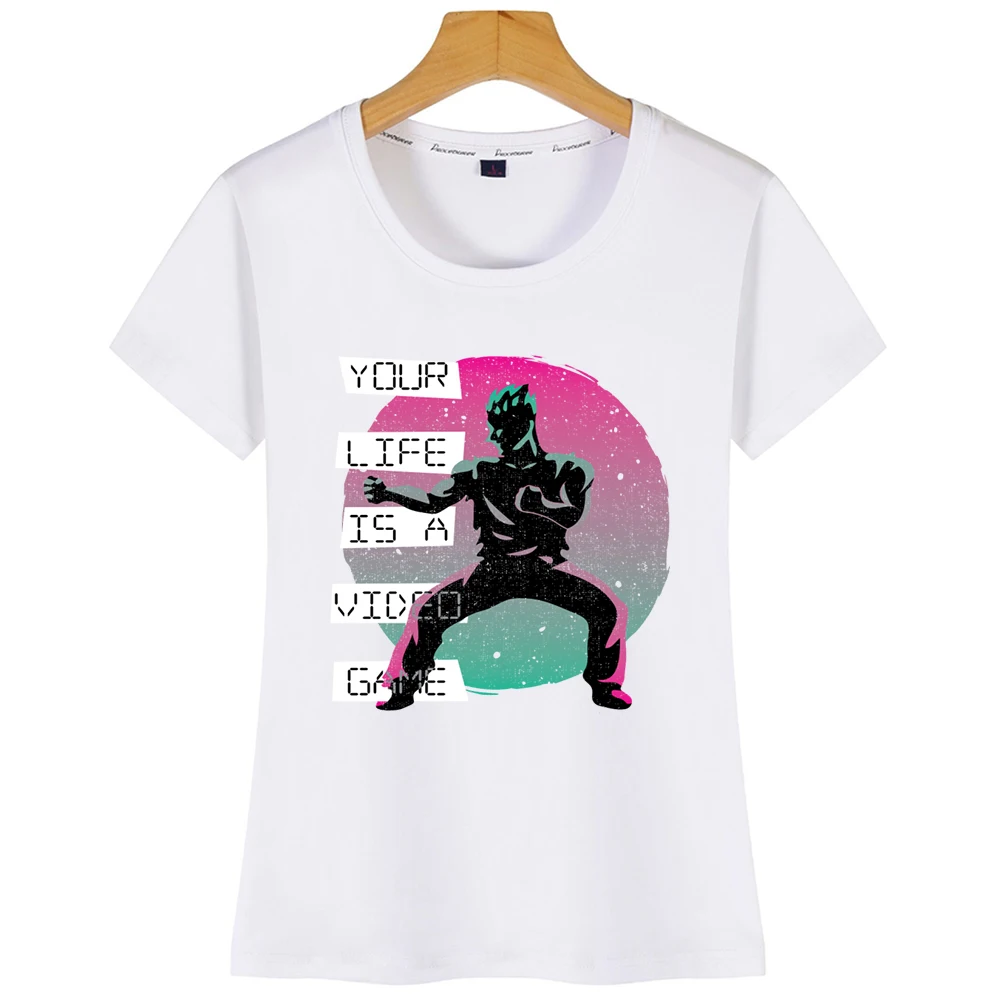 Топы Футболка Для женщин парным Пастель Гот видео игры ниндзя органические