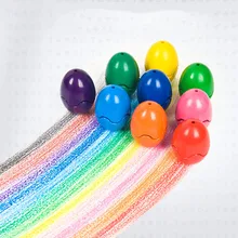 9 цветов креативные яйца мелки новые безопасные нетоксичные студенческие краски граффити масляные Пастельные Детские развивающие канцелярские принадлежности