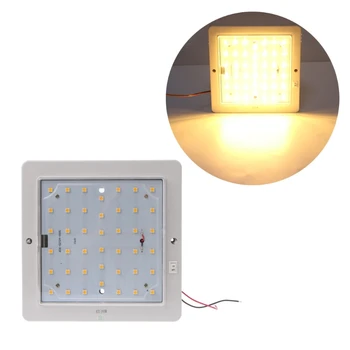 

1Pc LED RV Interior Led Ceiling Light Boat Camper Trailer Single Dome 12-24V 800LM 9W