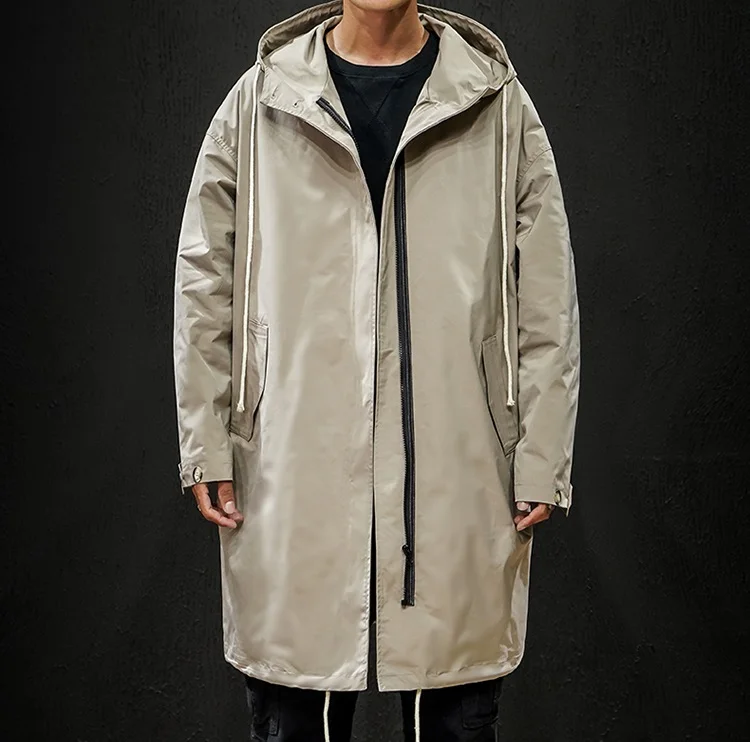 Yasword/Мужской плащ, ветровка, куртка в стиле милитари, несколько карманов, мужские пальто, водолазка, повседневная верхняя одежда, мужская, зима, осень