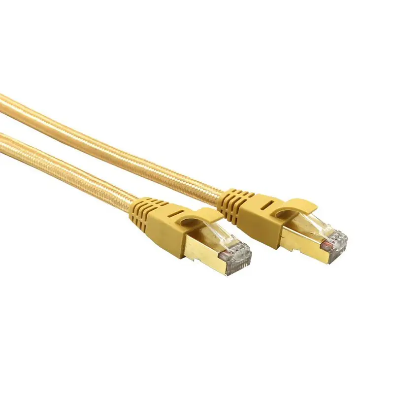 Ethernet кабель Cat7 сетевой кабель патч-кабель RJ45 10 гигабит 600 МГц Lan проводной кабель STP для модема, маршрутизатора, ПК, Mac, ноутбука
