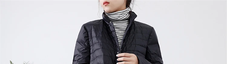 AYUNSUE, женская белая куртка на гусином пуху, длинное пуховое пальто, зимнее осеннее корейское женское пуховое пальто KJ3596