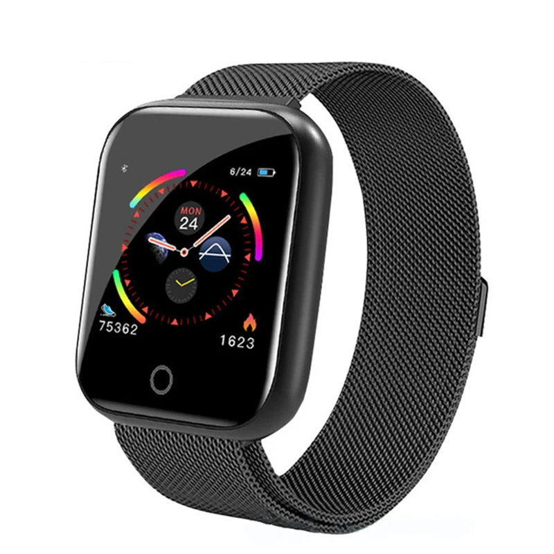 

Fashion Women Smart Watch Men Health Monitor Call Message Reminder Fitness Tracker Weather Display For Apple Watch Smartwatch