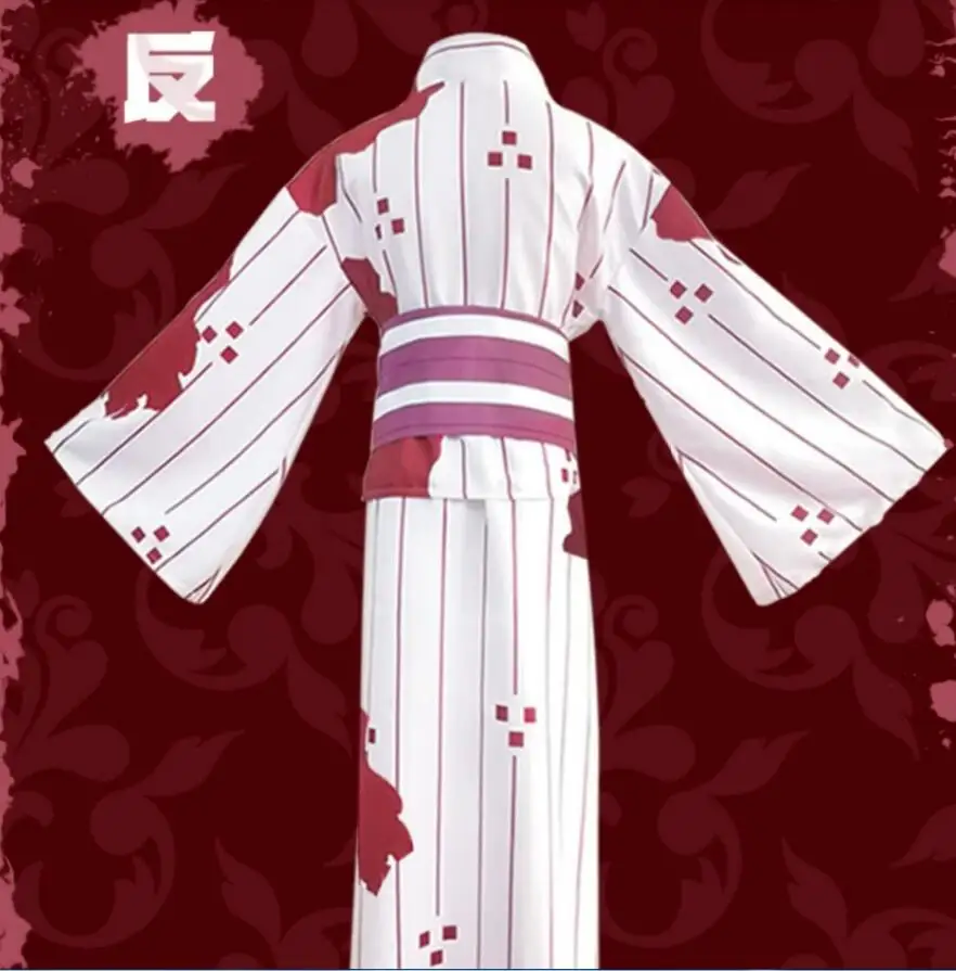 Аниме Demon Slayer: Kimetsu no Yaiba Kamado Nezuko кимоно кровавый повседневный костюм для косплея костюмы на Хэллоуин для женщин
