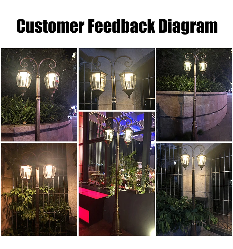 Solar Street Light Outdoor Waterproof Villa Garden Light Outdoor Super Bright Led Garden Light solar garden lights,led street lamp