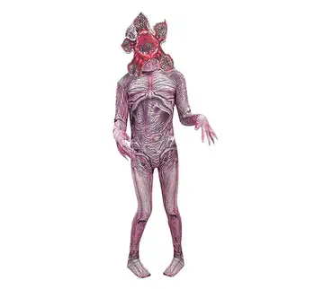 

Halloween Demogorgon Cosplay Costume Horror Cannibal Flower Bodysuit for Kids