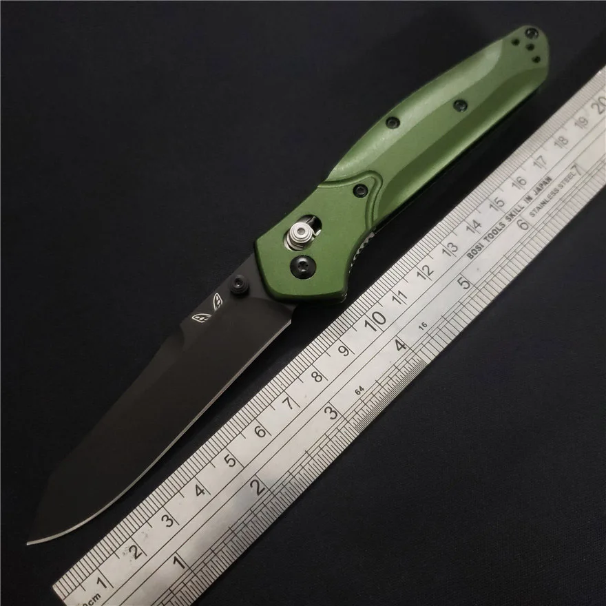 Черный Магазин Lism BM940 складные ножи S30v лезвие с алюминиевой ручкой Открытый тактический походный карманный нож для выживания Инструменты для повседневного использования - Цвет: Черный