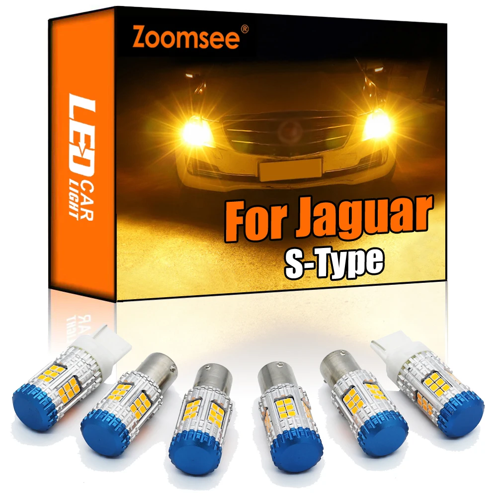 Zoomsee Canbus для Jaguar S-Type 1998-2008 нет супер ошибки вспышки авто светодиодный Передний