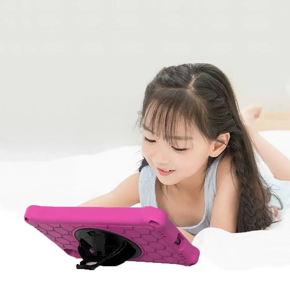 Custodia Con Cinturino A Rotazione 360 Per Huawei Mediapad M3 Lite 8 Cover Per Bambini Tablet Antiurto Coque Per Huawei Mediapad M5 8.4 Funda