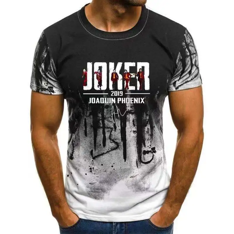 Hot 2019 Summer Newest clown 3D Print Cool Funny T-Shirt Fashion Men Short Sleeve Tops T Shirt Leisure Breathable tee | Мужская одежда