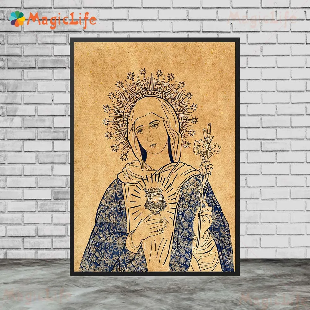 Virgin Mary Catholic Drawings