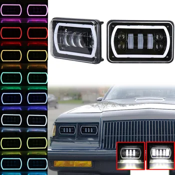 

The vectra 30 w led car modified headlamps APP control jeep wrangler 5 inch RGB lamps