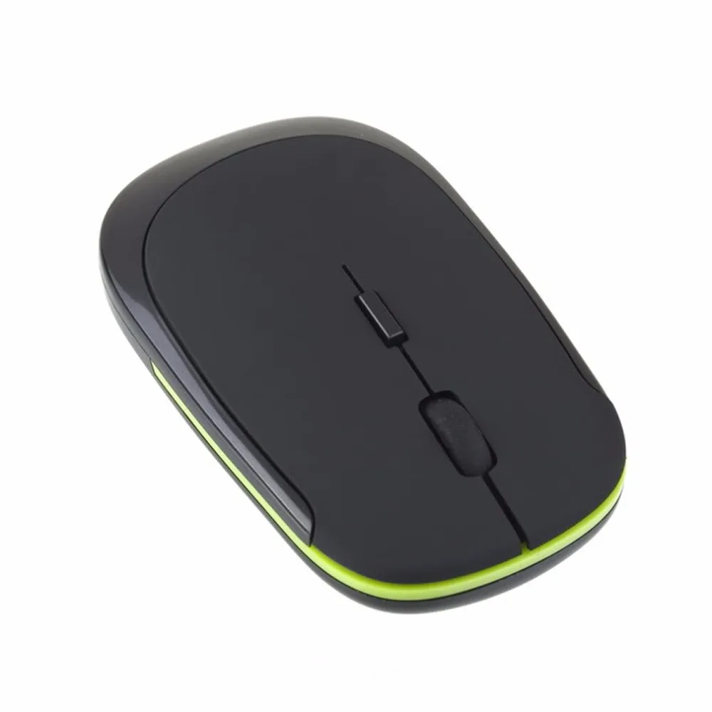 Тонкий USB беспроводной 2,4G мышь оптические мыши для компьютера PC абсолютно