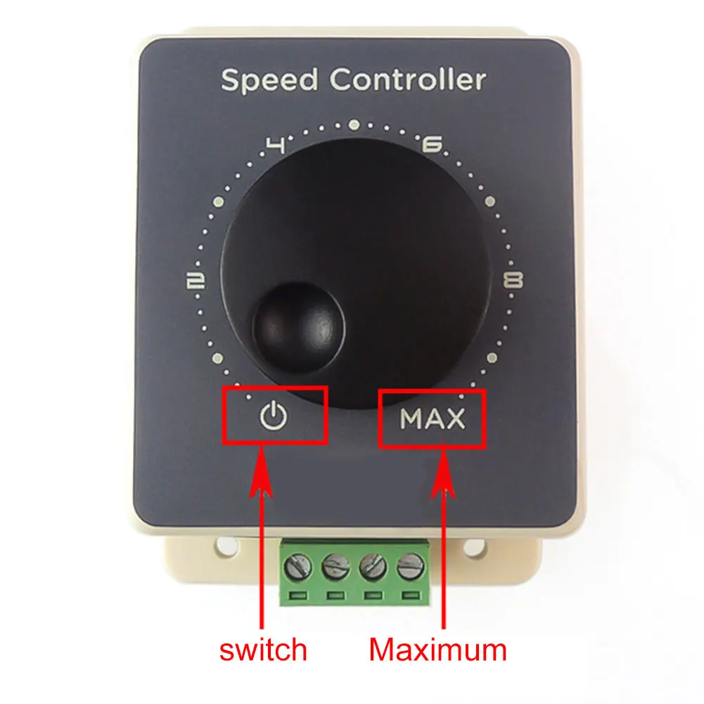 

PWM 12V-48V 20A DC Motor Adjustable Speed Controller Regulator Switch HUG-Deals