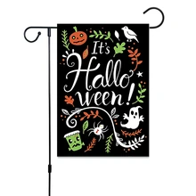 1Pc Christmas Party Decoration Garden Flag Christmas Tree Snowman Print Garden Balcony Outdoor Home Decor Flag Without Flagpole