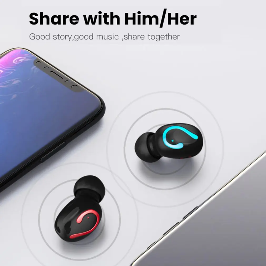 Беспроводные наушники Q67 5 0 Hi Fi настоящие стерео беспроводные спортивные игровая