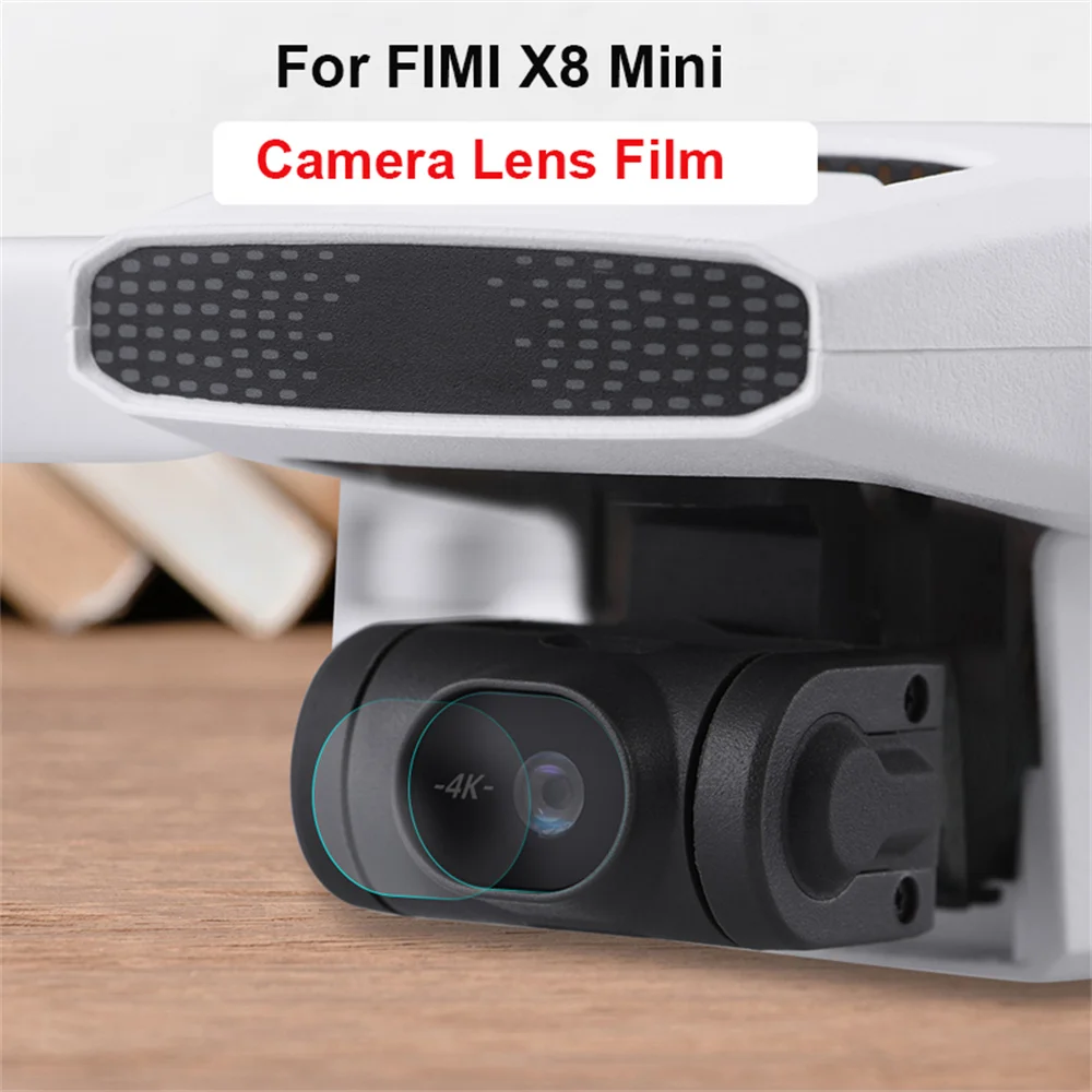 Защитная пленка для объектива камеры FIMI X8 Mini Drone HD закаленное стекло с защитой от