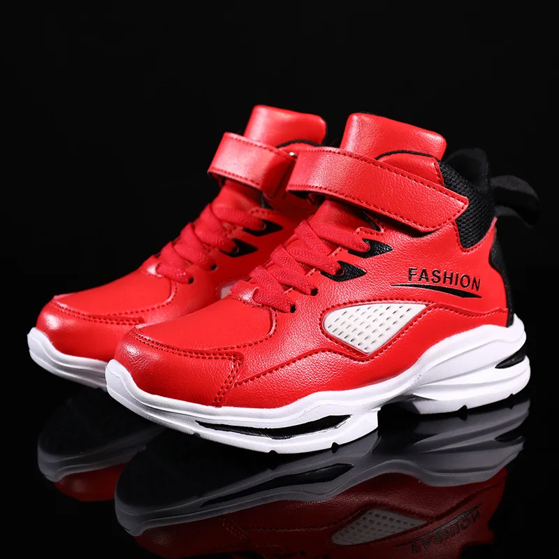 

Hot Selling 19 New Style Korean-style Versatile Autumn & Winter Big Kid Basketball Shoes Autumn Children Sports Shoes