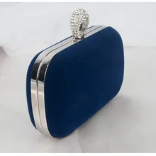 Модные велюровые вечерние сумки с твердой поверхностью, свадебные банкетные клатчи, простая сумка на плечо, однотонные вечерние сумочки, прямоугольные маленькие сумочки