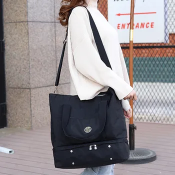 

Mummy Bag Portable Clothes Shoes Travel Storage Bag Single Shoulder Totes Handbags Large Capacity Sport Gym Luggage Bags