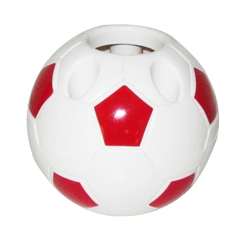 

Soccer Shaped Pen Holder Football Makeup Brush Holders Desk Table Home Office Bedroom Toothbrush Holder Decoration Supplies——Red