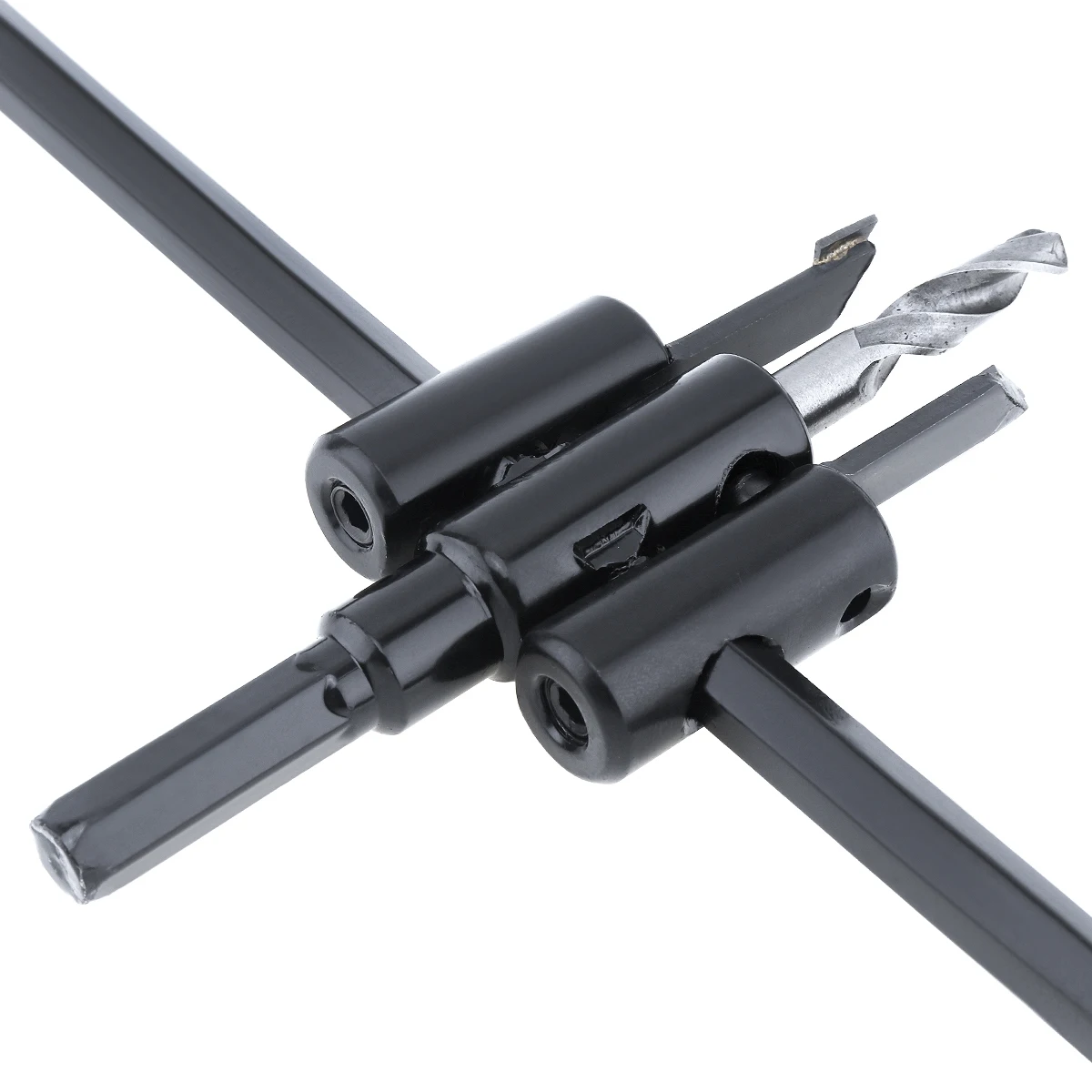 30-120/200/300mm Alloy Steel Circle Hole Saw Drill Bit Adjustable Aircraft Type Cordless Wood Cutter Tool Kit for Woodworking