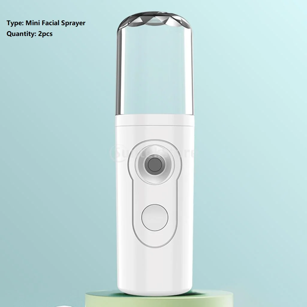Facial Humidifier Spa Rechargeable Face Sprayer Mister Salon 2/3/4/5/6pcs