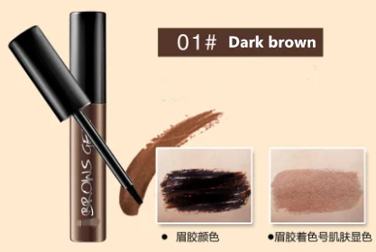 Lazy Makeup усилитель для бровей, жидкий гель, долговечный, водонепроницаемый, легко носить, слеза, отклеивание бровей, тату, ТИНТ, глаза, брови, натуральные