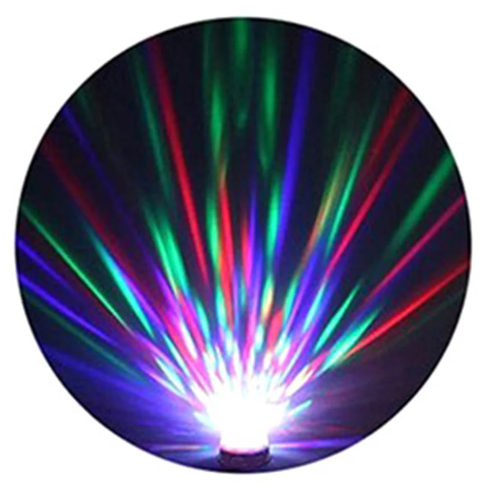 3 Вт E27 RGB светодиодный светильник с автоматическим вращением и звуковым управлением, магический хрустальный шар, светодиодный светильник для сцены, для DJ, дискотеки, вечерние, KTV, праздничная атмосфера
