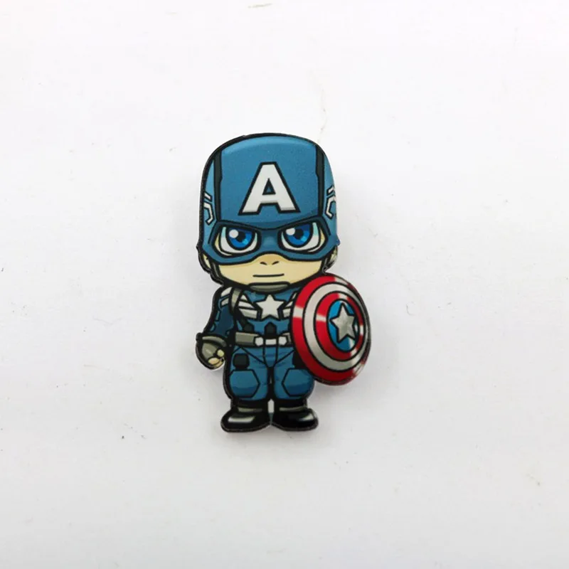 5 шт./партия значки Marvel брошь «Мститель» шпильки Thor Pin фильм эндигра ювелирные изделия Железный человек Капитан Америка Броши со спайдерменом для женщины мужчины подарок