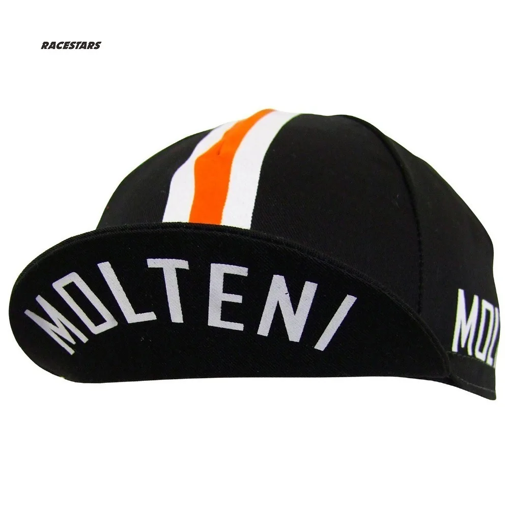 Велосипедные шапки MOLTENI дышащая велосипедная одежда Шапка pro team черная