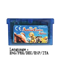 

32 Bit Handheld Console Video Game Cartridge Card My Animal Centre in Africa ENG/FRA/DEU/ESP/ITA Language EU Version