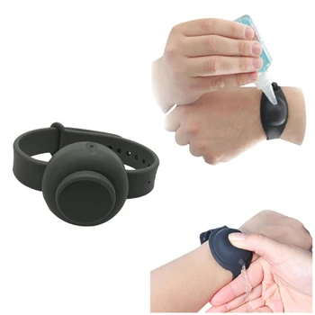 

Adult Kid Liquid Wristband Hand Pumps Disinfectant Sanitizer Dispenser Bracelet Wristband Hand Sanitizer Silicone Bracelet