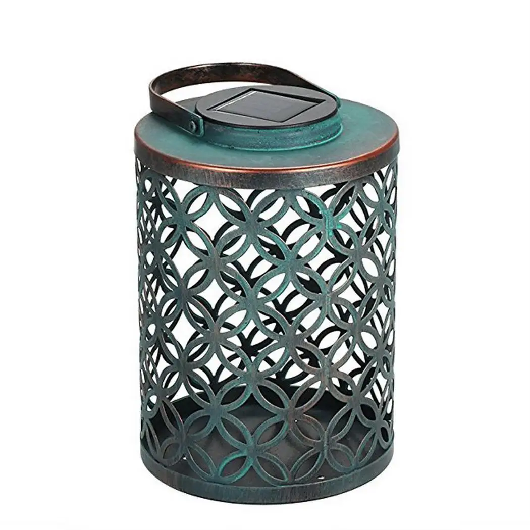 

Garden Patio Outdoor Hanging Metal Waterproof Big 0.06W IP44 8lm Lantern Decorative Solar Lights Powered