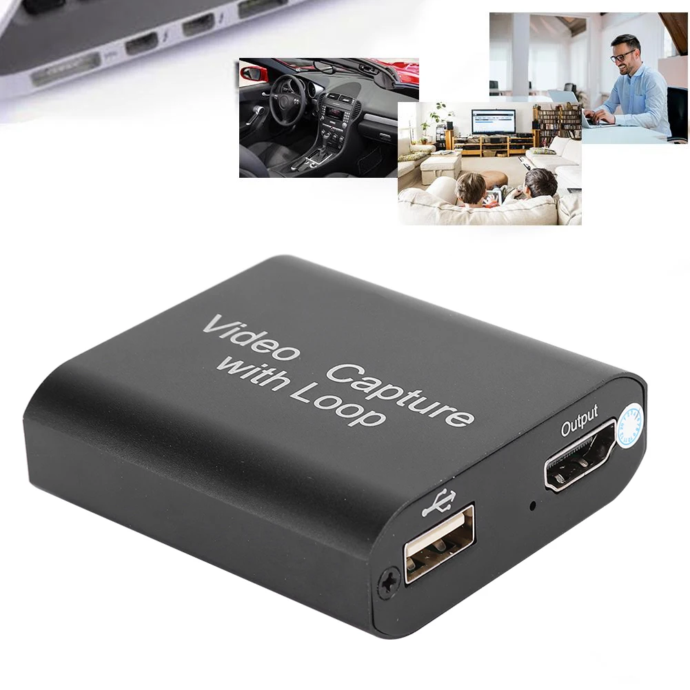 

4K HD 1080P HDMI Video Capture Card USB 2.0 HDMI Capture Acquisition Card Adapter Box Video Recorder Digital Converter