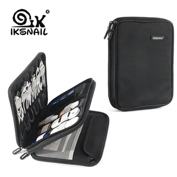 

IKSNAIL Electronics Cable Organizer Bag Portable Storage Case For Mobile Phone Hard Drive Cords USB Cable Charger Wire Organizer