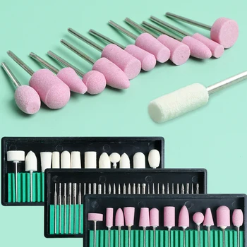

1Set Wool Quartz Diamond Drill Bit Nail Milling Cutter Nail Art File Manicure Pedicure Milling Electric Machine Remover LE1560