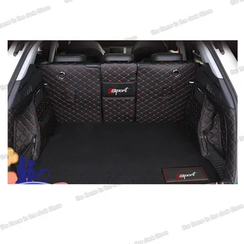 

Lsrtw2017 Leather Car Trunk Mat Cargo Liner for Audi A4 Q5 Q3 Rug Carpet Accessories