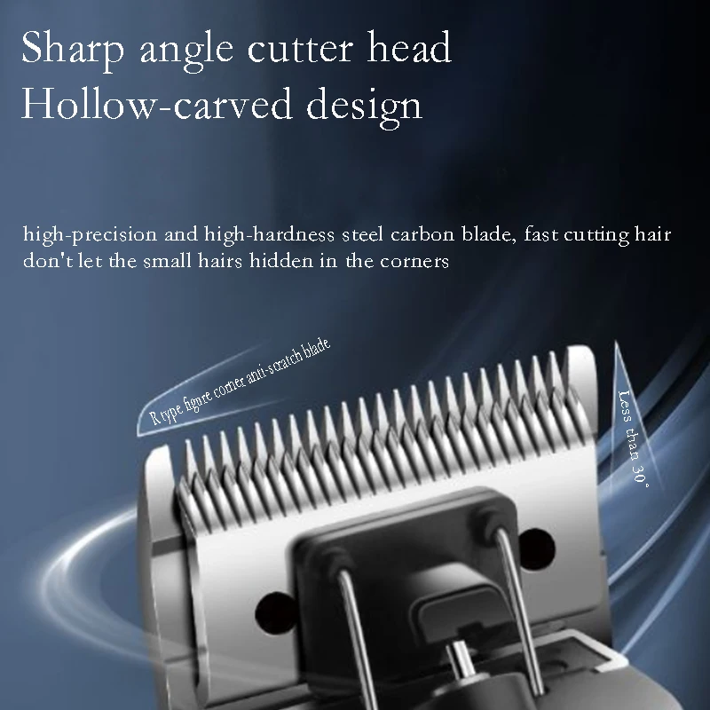 Hair Clipper Kemei Cordless All Metal Hair Clipper Trimmer