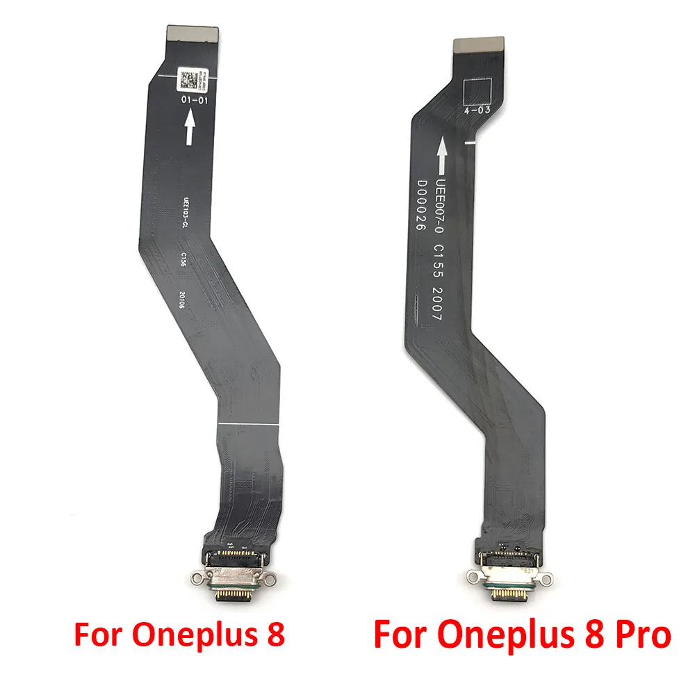 Usb разъем для зарядки док станции гибкий кабель Oneplus 1 2 3 5 5T 6 7T 7 8 Pro|Шлейфы