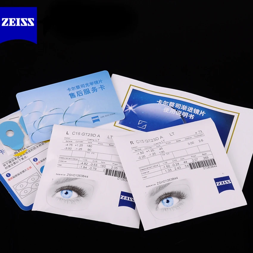Офисные линзы ZEISS(добавить 0,75~ 3.50D) прогрессивные линзы для чтения компьютера(близкое к промежуточному расстоянию) мультифокальное стекло